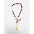 Chapelet Saint Charbel - Perles Bois - 20cm - Notice Incluse - Prière Et Dévotion - Fabriqué En France